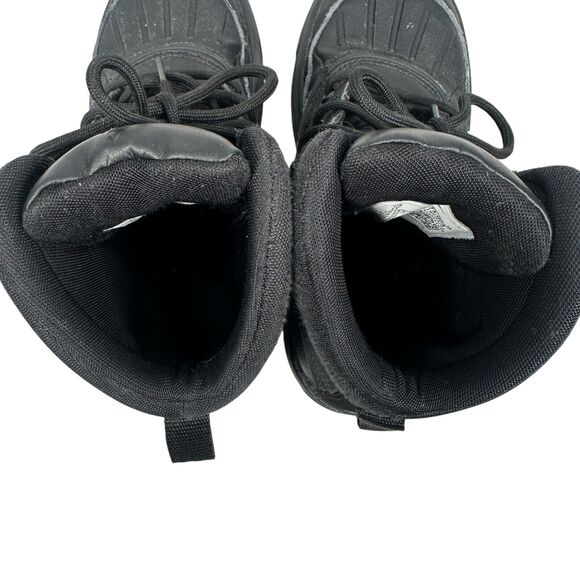 Nike ACG Woodside 2 Triple Black Boots Boy's 1Y 524873-004 Round Toe Lace Shoes - Picture 6 of 7